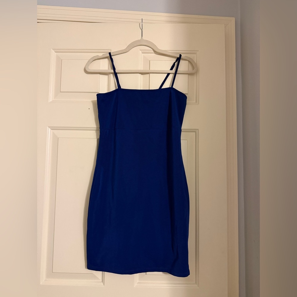 Lucca Couture Royal Blue Mini Dress